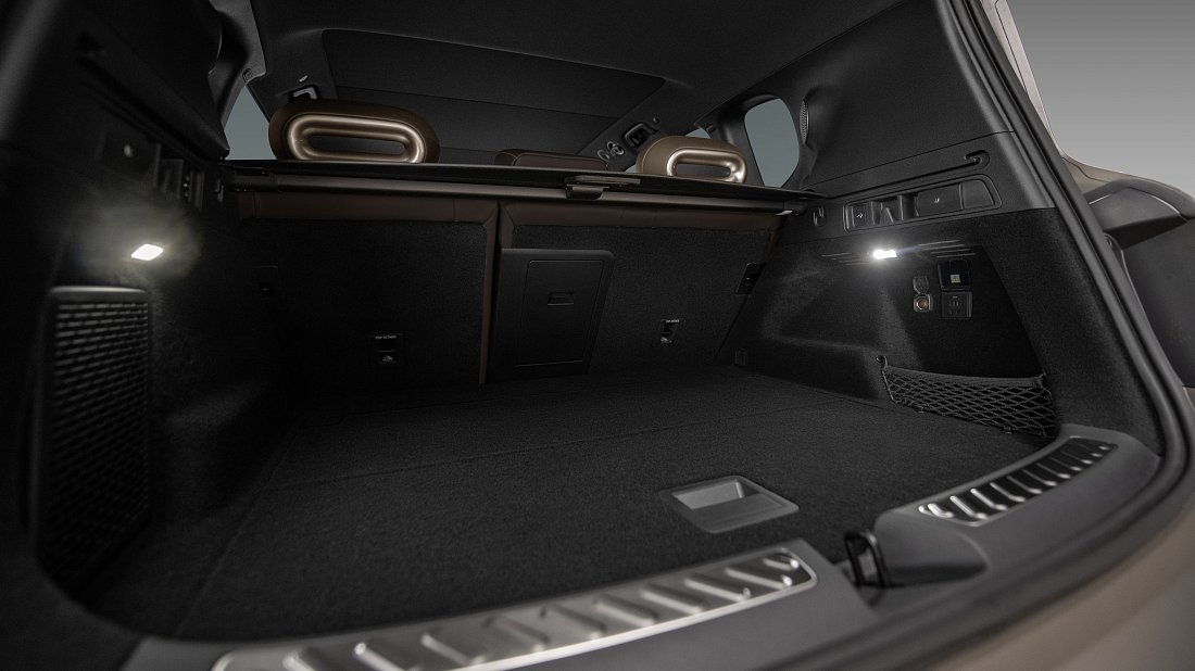 Smart #5 Summit Edition (2025-…) trunk photo, boot, seats up, seats upright, cargo space, cargo volume, cargo capacity, storage