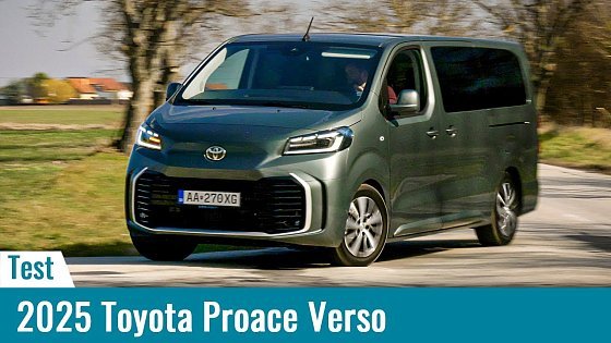 Video: 2025 Toyota Proace Verso 2.0 D-4D (4k): Konečne LED svetlá a kompletne prekopaný kokpit