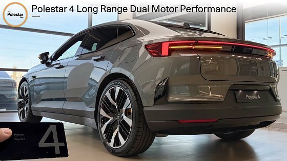 Video: Polestar 4 '25 Long Range Dual Motor Performance || Exterior & Interior
