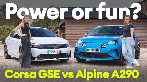 Video: Vauxhall Corsa GSE vs Alpine A290: Which Electric Hot Hatch Is BEST?
