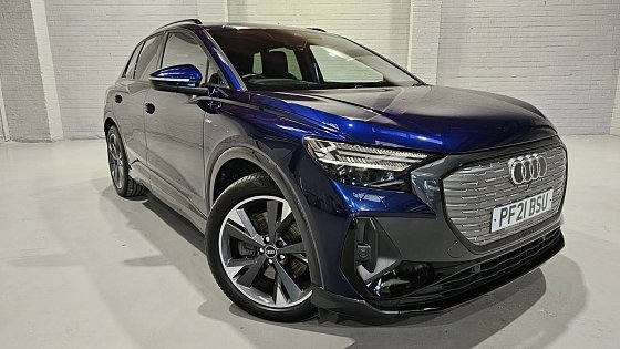 Video: 2021 AUDI Q4 E-Tron 40 Launch EDITION