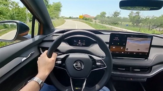 Video: 2023 Skoda Enyaq RS [299 HP] POV Test ride #99 CARiNIK
