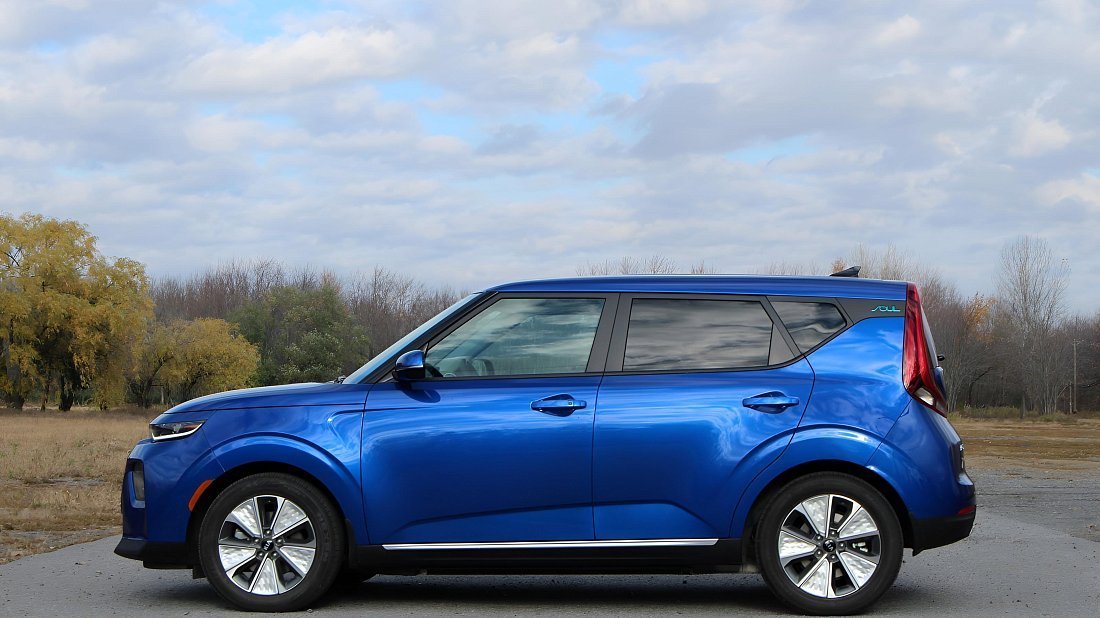 Kia Soul EV Long Range (2020-…) side profile, silhouette, doors, wheels, exterior