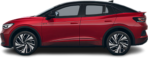Side view photo of Volkswagen ID.5 GTX (2022-2023) on transparent background