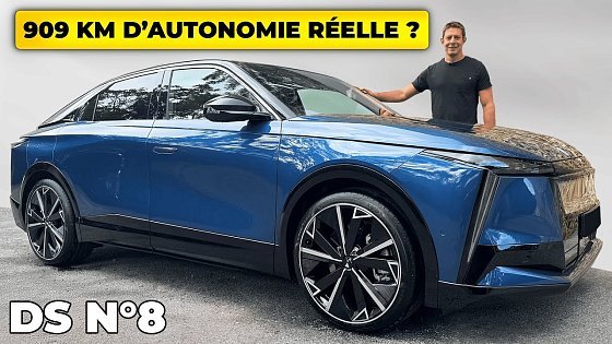 Video: Essai DS N°8 – PLUS de 900 KM en électrique, c’est POSSIBLE ?