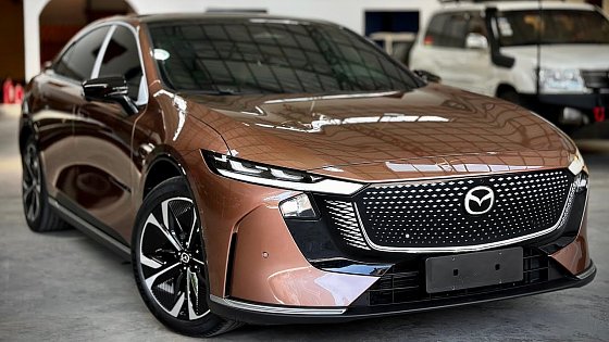 Video: All New Mazda EZ-6 EV ( 2025 ) - Luxury EV Sedan | Radiant Gold Color