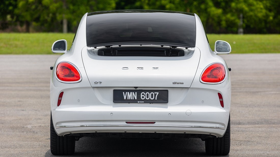 GWM ORA 07 (2024-…) rear view, taillights, trunk, spoiler, badge, bumper, exterior