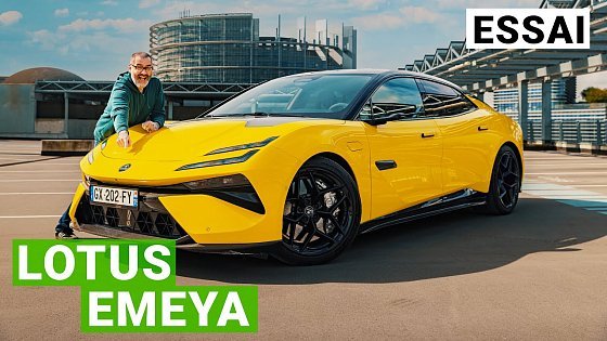 Video: Essai Lotus Emeya : hérésie électrique de 900 ch ou évolution logique ?