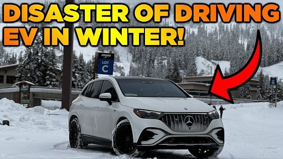 Video: Mercedes Benz AMG EQE SUV Winter Range Test