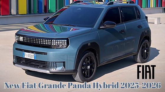 Video: Panda Makes Electrification Accessible | Fiat Grande Panda Hybrid 2025-2026