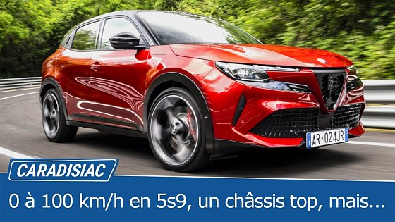 Video: Essai Alfa Romeo Junior Veloce : un SUV électrique de 280 ch plaisant mais aux défauts rédhibitoires