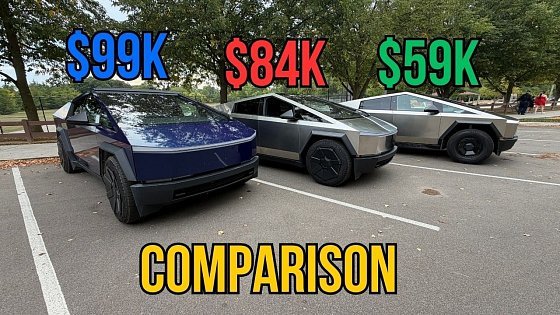 Video: Cybertruck Base, Premium and Cyberbeast Comparison ( Let Daddy Help you Decide)