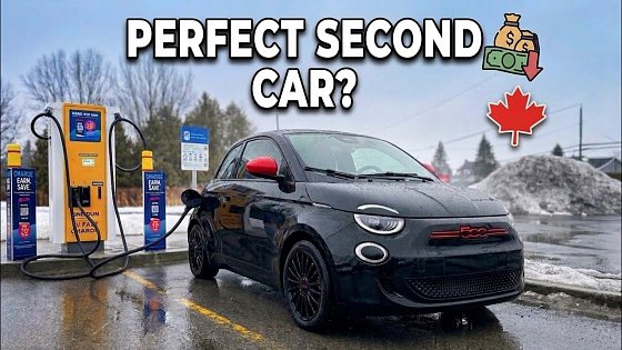 Video: How Far Can You Drive Canada’s Cheapest EV? | Fiat 500e 