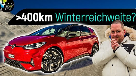 Video: Bester Kompaktwagen mit Langstreckencharakter? VW ID.3 GTX Performance im Wintertest!