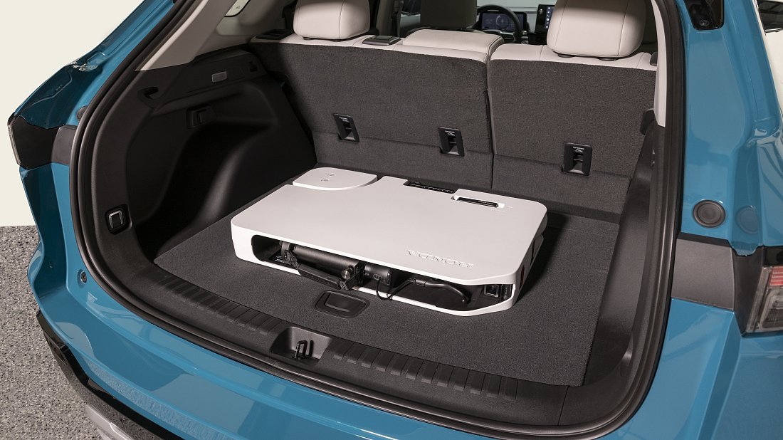 Honda Prologue FWD (2025-...) trunk, boot, seats up, seats upright, cargo space, cargo volume, cargo capacity, storage