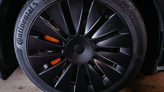 Video: Tesla Model Y Uberturbine Wheels on a Budget | EVBase Wheel Covers