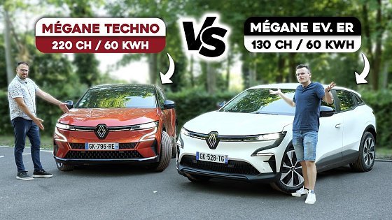 Video: Duel: Renault Megane Evolution ER VS Techno - Qui a le plus d'autonomie ?