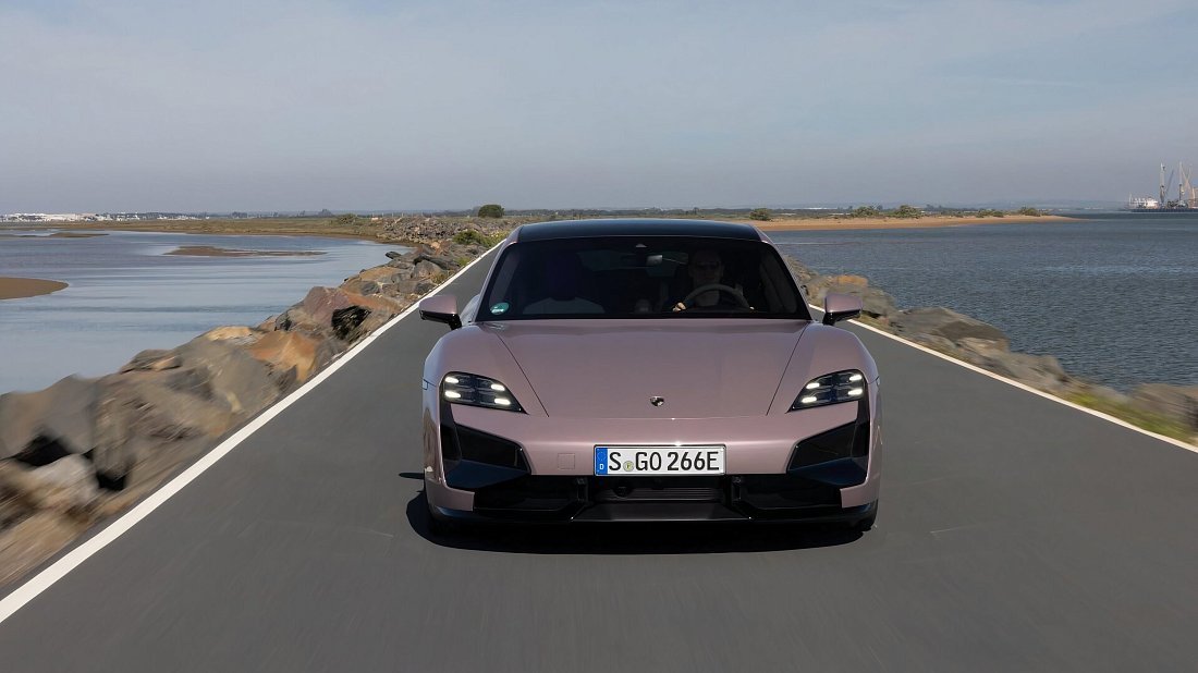 Porsche Taycan 4S Sport Turismo (2024-…) front fascia, grille, headlights, bumper, exterior