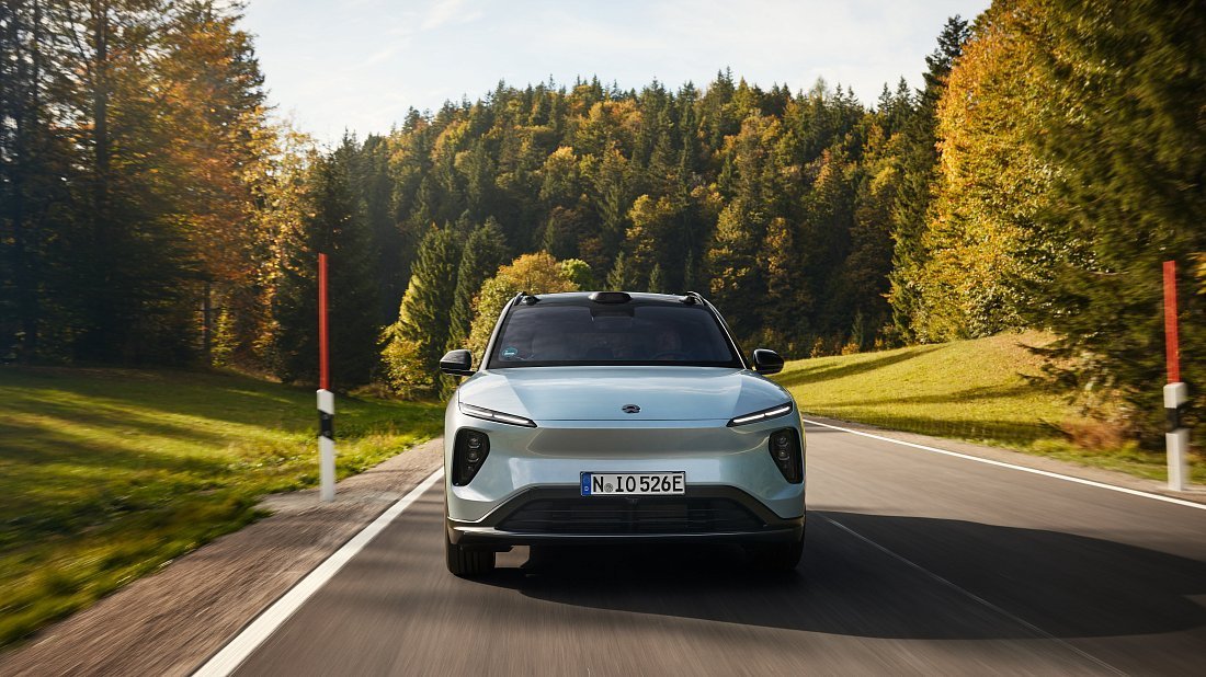 NIO EL6 Standard Range (2023-…) front fascia, grille, headlights, bumper, exterior