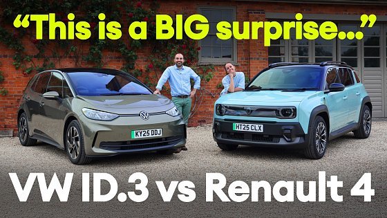 Video: Volkswagen ID.3 vs Renault 4 E-Tech: retro or ultra-modern? Who makes the best EV?