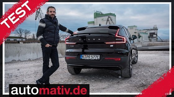 Video: Volvo C40 Recharge: Kälte-Langstrecken-Test! Neuer C40 mit Hinterradantrieb und mehr Reichweite