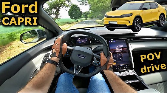 Video: New Ford Capri EV | The Best Electric Crossover of 2025? (RWD POV Drive)