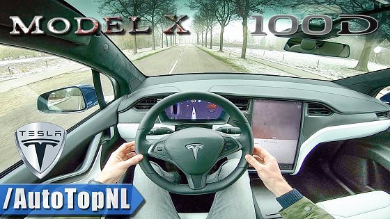 Video: 2019 Tesla Model X 100D POV Test Drive by AutoTopNL