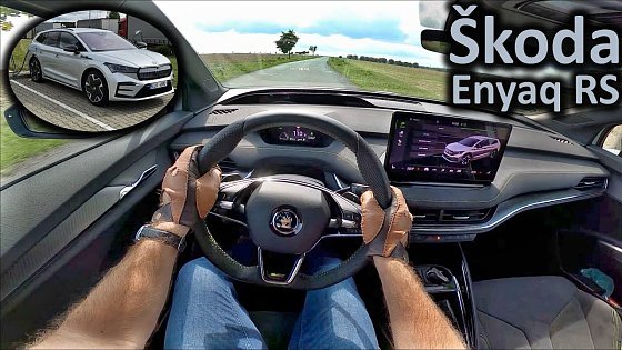 Video: 2023 Škoda Enyaq RS iV | POV test drive