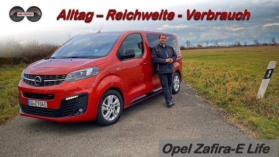 Video: Opel Zafira e Life Elegance *75kWh* - Der elektrische Familien Van im Test | Reichweite - Verbrauch
