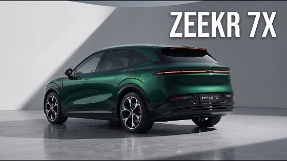 Video: Zeekr 7X: 8 Facts You Probably Didn't Know