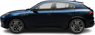 Side view photo of Maserati Grecale Folgore (2024-…) on transparent background