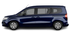 Side view photo of Renault Grand Kangoo E-Tech Electric (2024-…) on transparent background