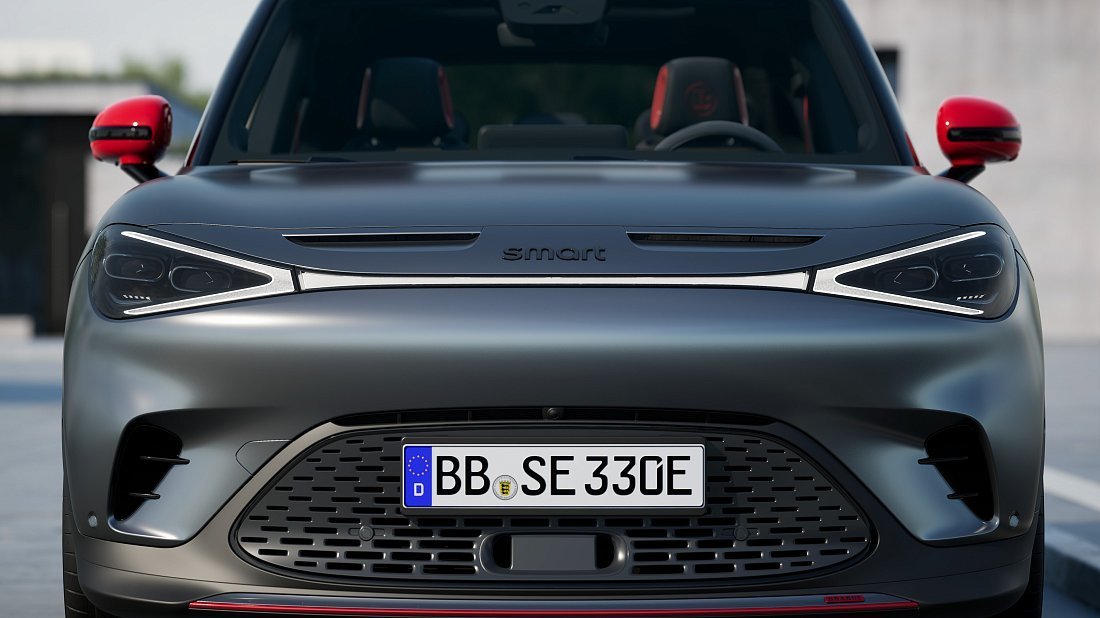Smart #1 Brabus (2023-…) front fascia, grille, headlights, bumper, exterior