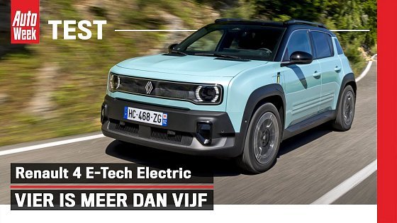Video: Test: Renault 4 E-Tech - Groter en praktischer dan de Renault 5