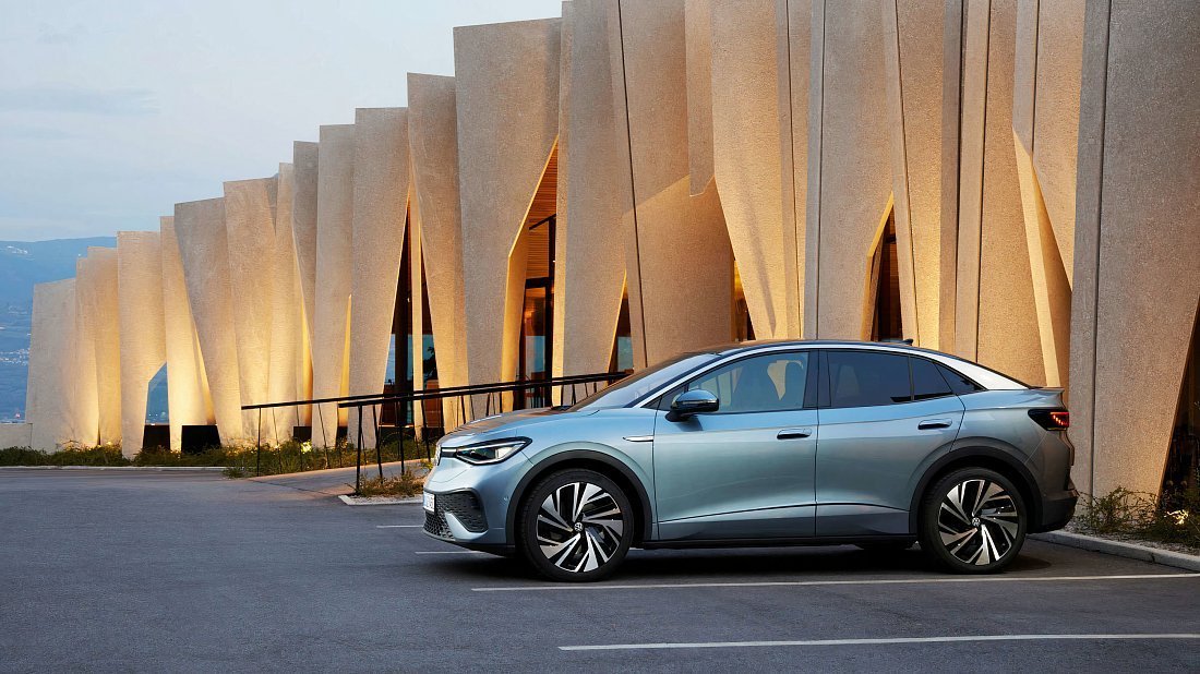 Volkswagen ID.5 Pro (2022-2023) side profile, silhouette, doors, wheels, exterior